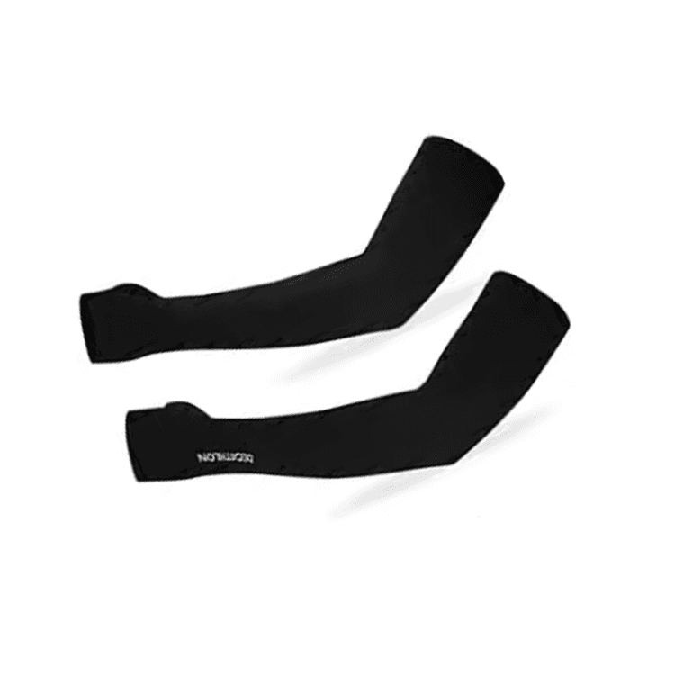 DECATHLON Polyamide Elastane Polyester Sun Protection Sleeves Black