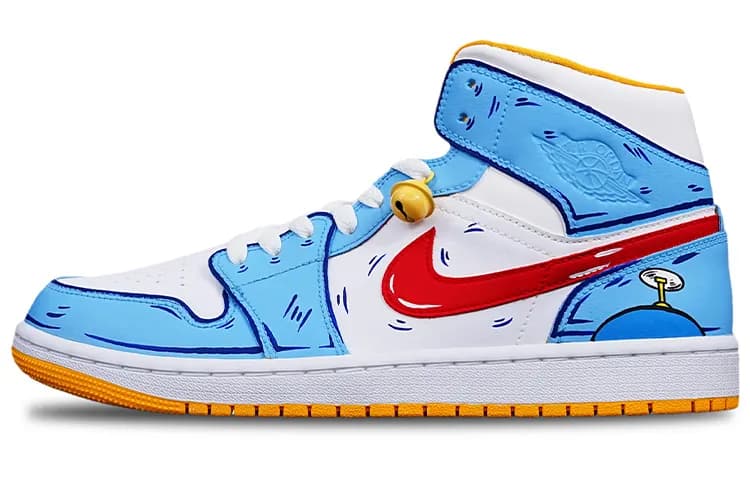 Jordan Air Jordan 1 Mid Vintage Blue White Red