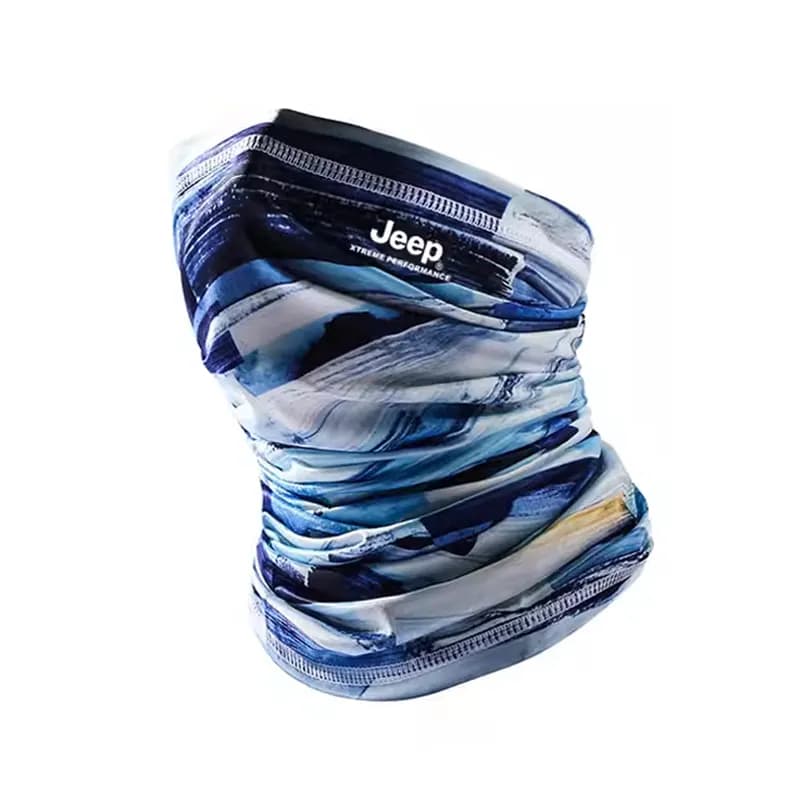 Jeep Polyester Sun Protection Masks Water Pink Blue