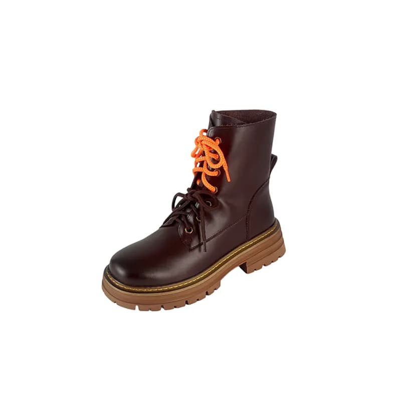 RAPHAEL SONA Short Martin Boot 5CM Khaki