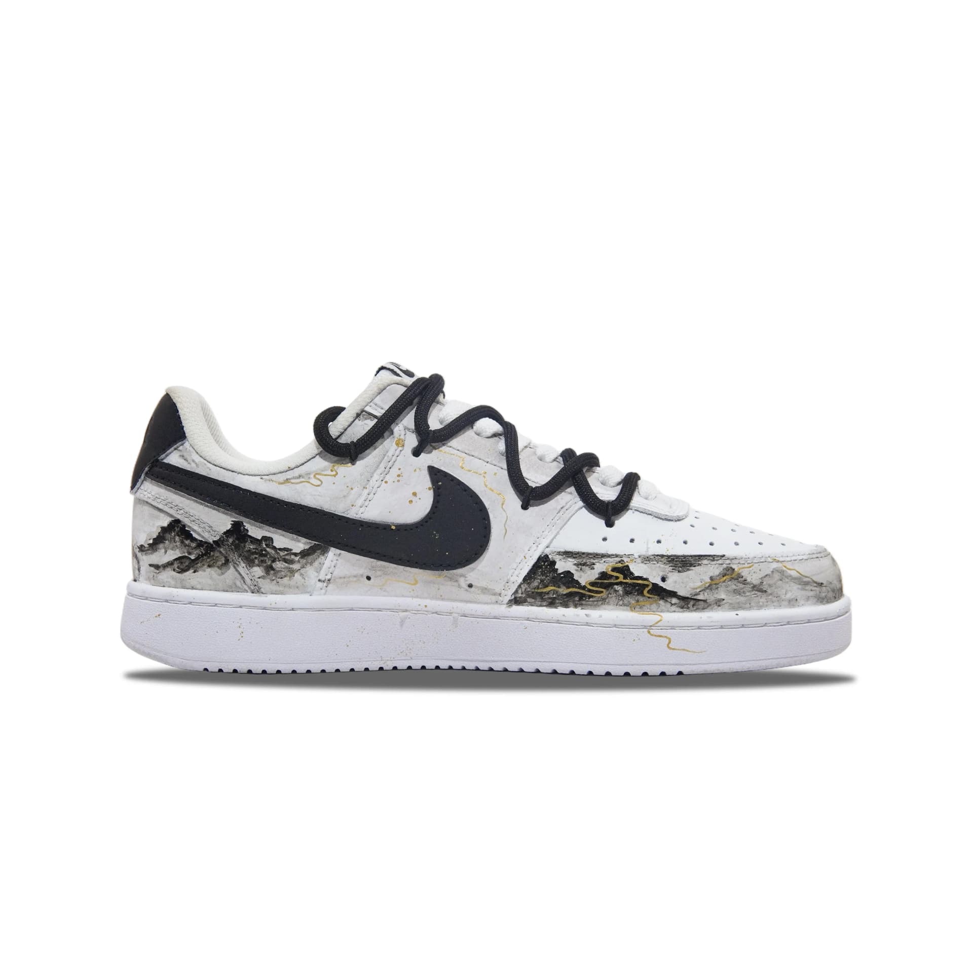 Nike Court Vision 1 Black White