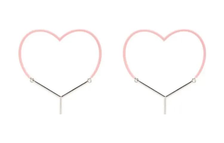 Y/Project Stud Earrings Pink Pink
