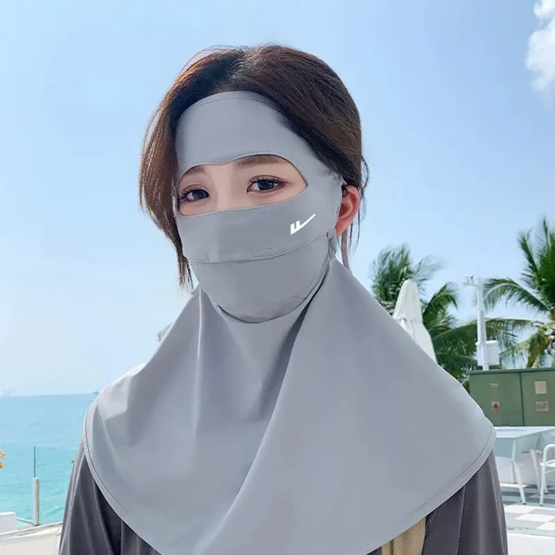 Warrior Polyamide Sun Protection Masks Elegant Gray/Cloud Charcoal Black