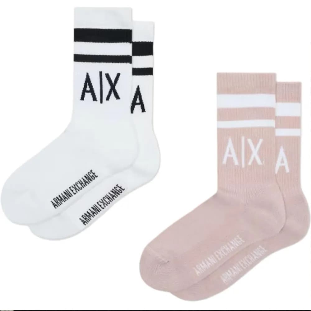 ARMANI EXCHANGEAE FW24 Sets 2 Pack 2 Pack (Pink+White)