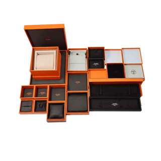 HERMES Silver Bangles Pink