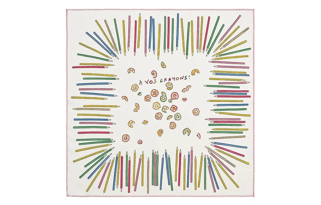 HERMES Silk Multicolor Multicolor