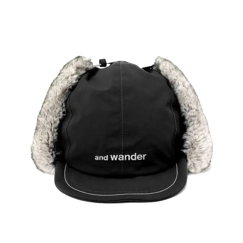 Wander Polyester Trapper Hats Black