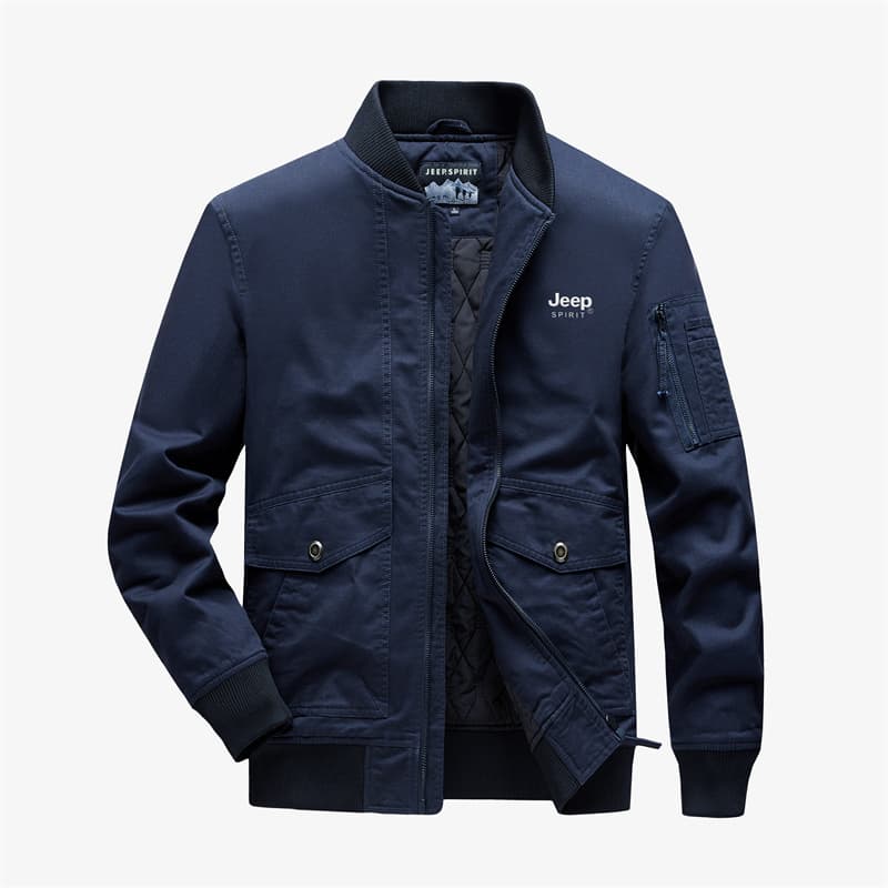 JEEP SPIRIT Puffer Jacket Navy Blue
