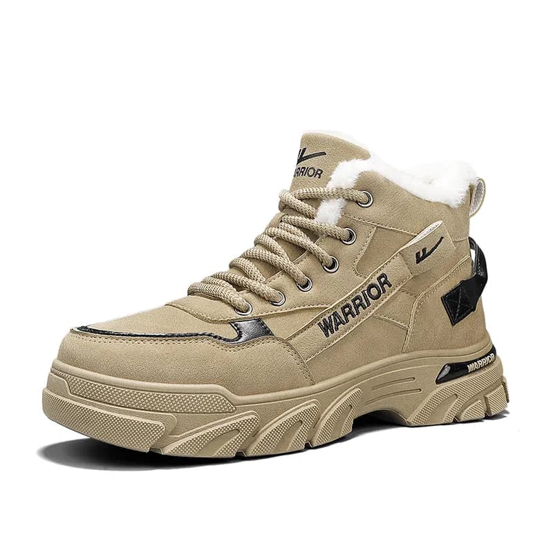 Warrior Short Martin Boot Khaki KhakiFleeceLined