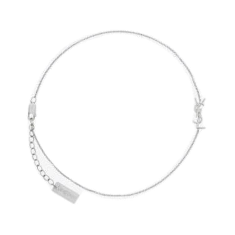 SAINT LAURENT 18KT Gray Gold Anklets Silver