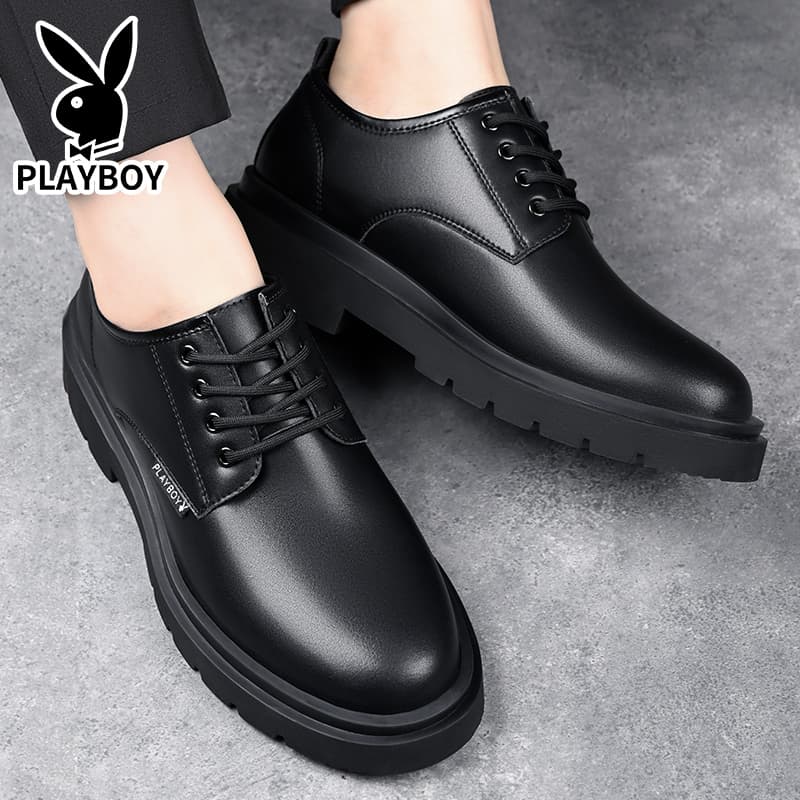 Playboy Cow Split Black