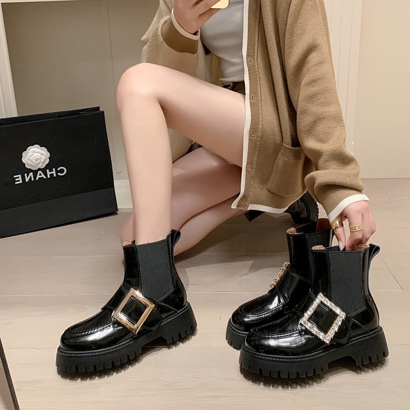PWPJ Cow Ankle 4.5cm Black