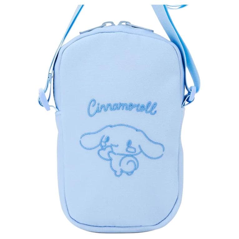 Sanrio Embroidery Cell Phone Pouch Mini Blue