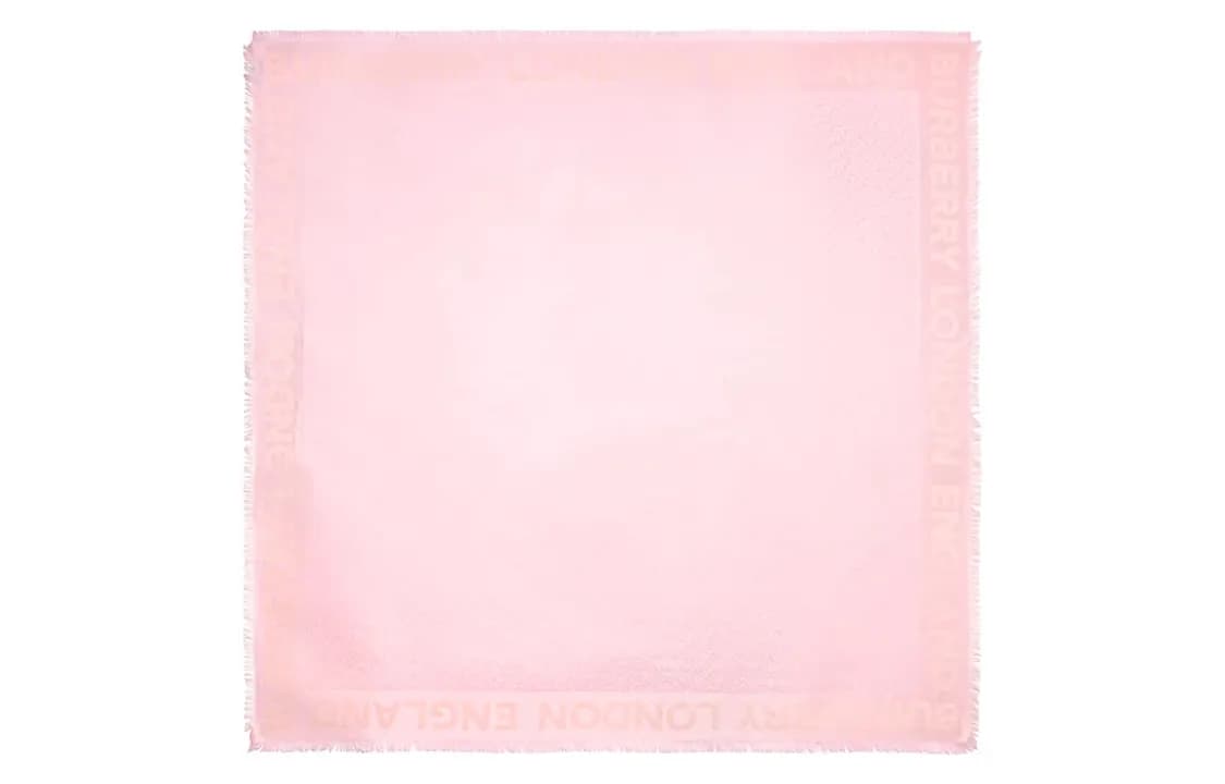Burberry Silk Scarf Pink