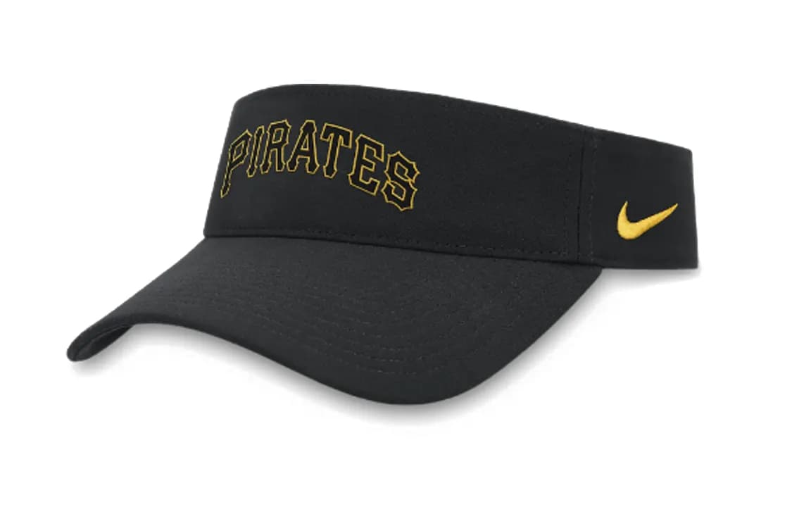 Nike Pittsburgh Pirates Wordmark Nike Dri FIT Mlb Visor Black