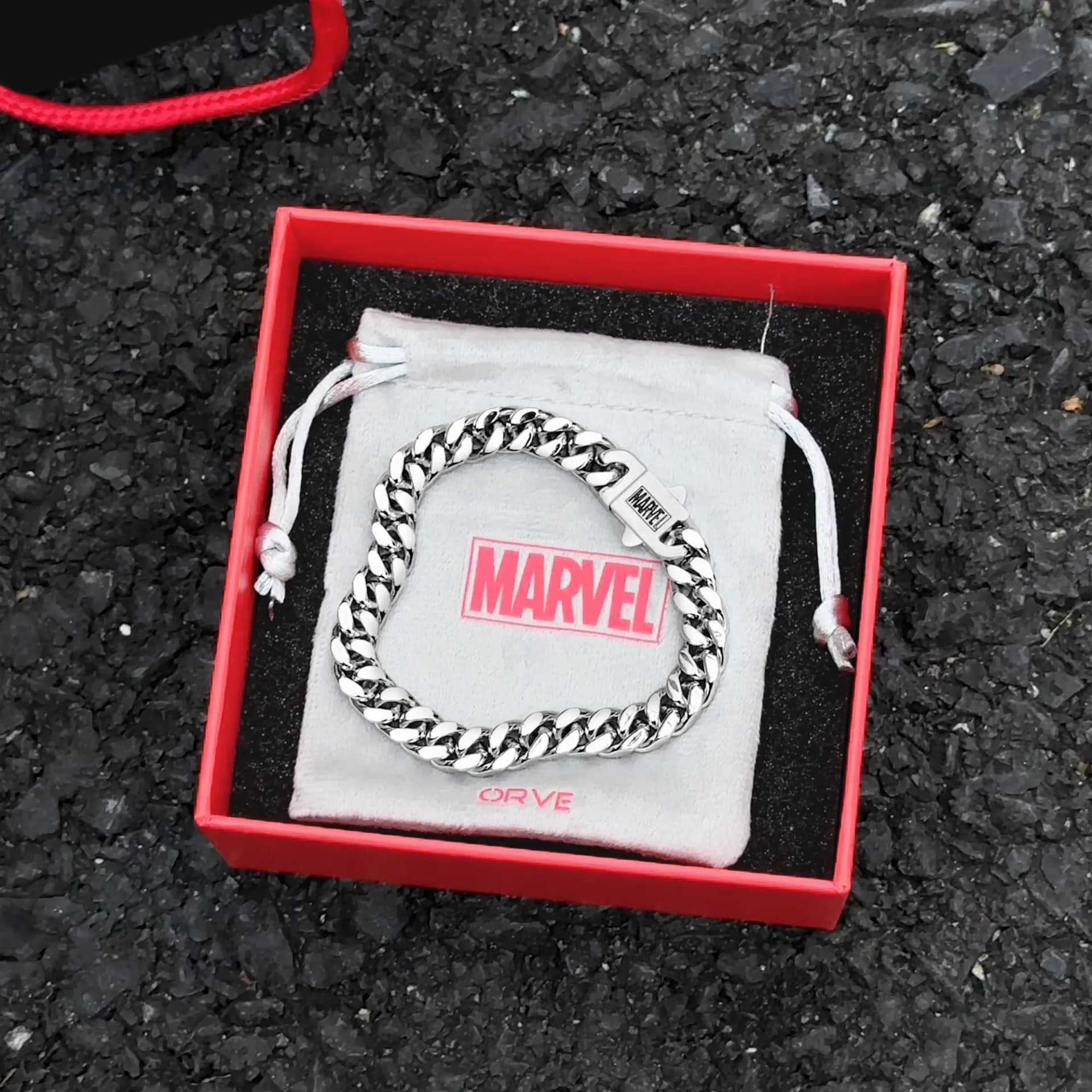 MARVEL x Disney Titanium Steel Bracelets Silver