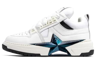 PENTAGONAL HEART Five-Pointed Heart Star-Stomping Dream Collection White Black Size Runs One Size Larger, Consider 1 Size Down