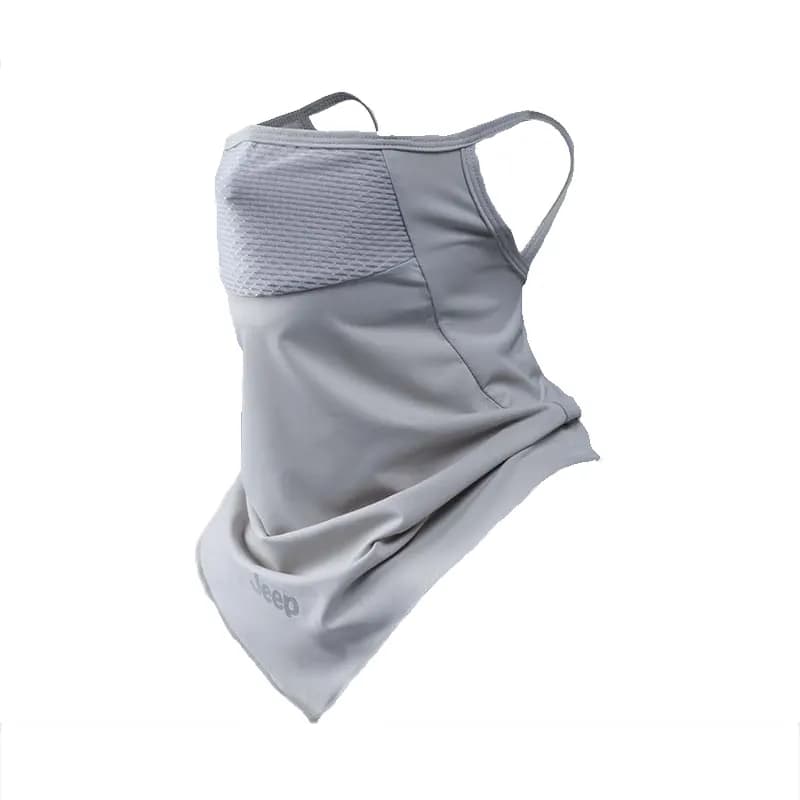 Jeep Polyester Sun Protection Masks New upgraded light gray hanging ear