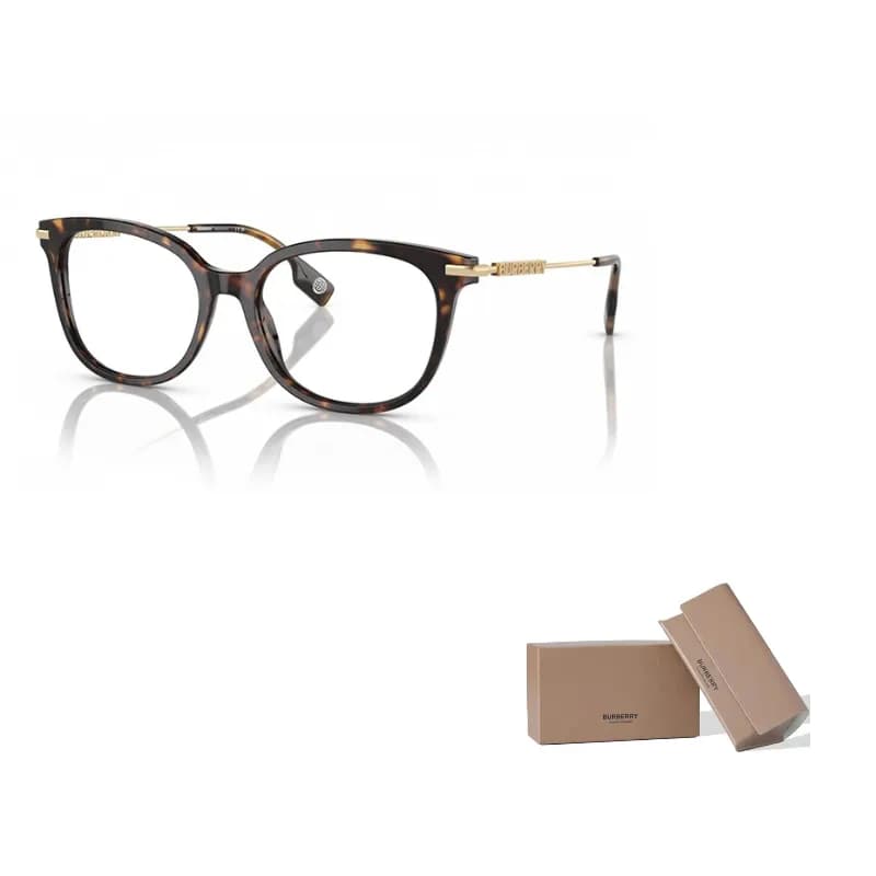 Burberry Plate Frame Square Eyeglass Frames Tortoiseshell Tortoiseshell